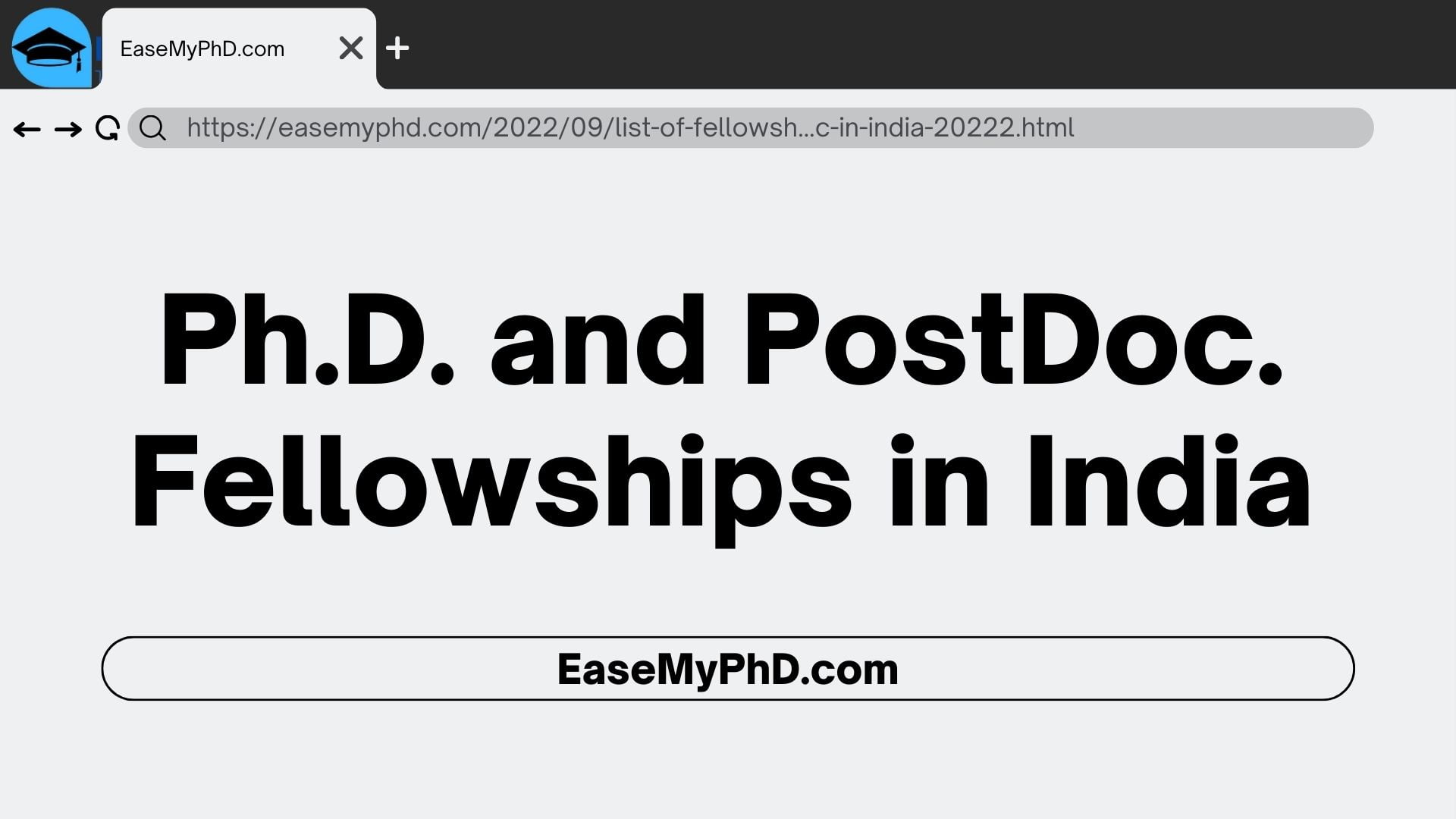 phd fellowship in karnataka 2022