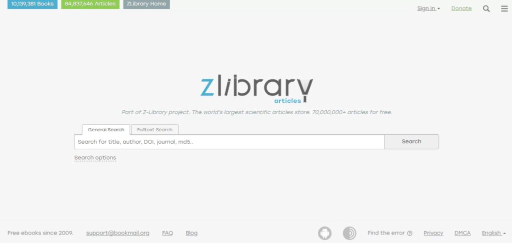 Z-Library download free research papers
