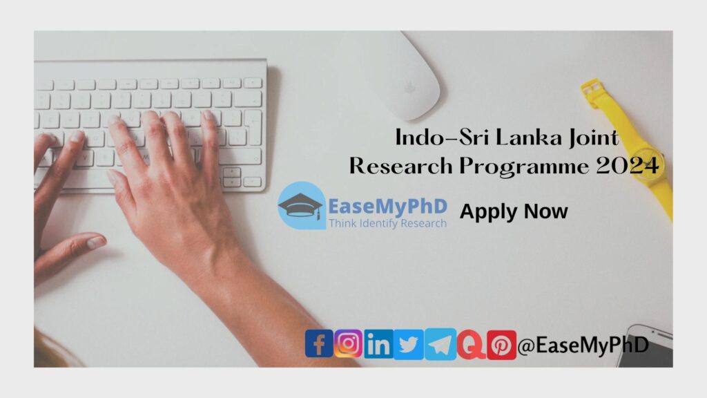 Indo-Sri Lanka Joint Research Programme 2024