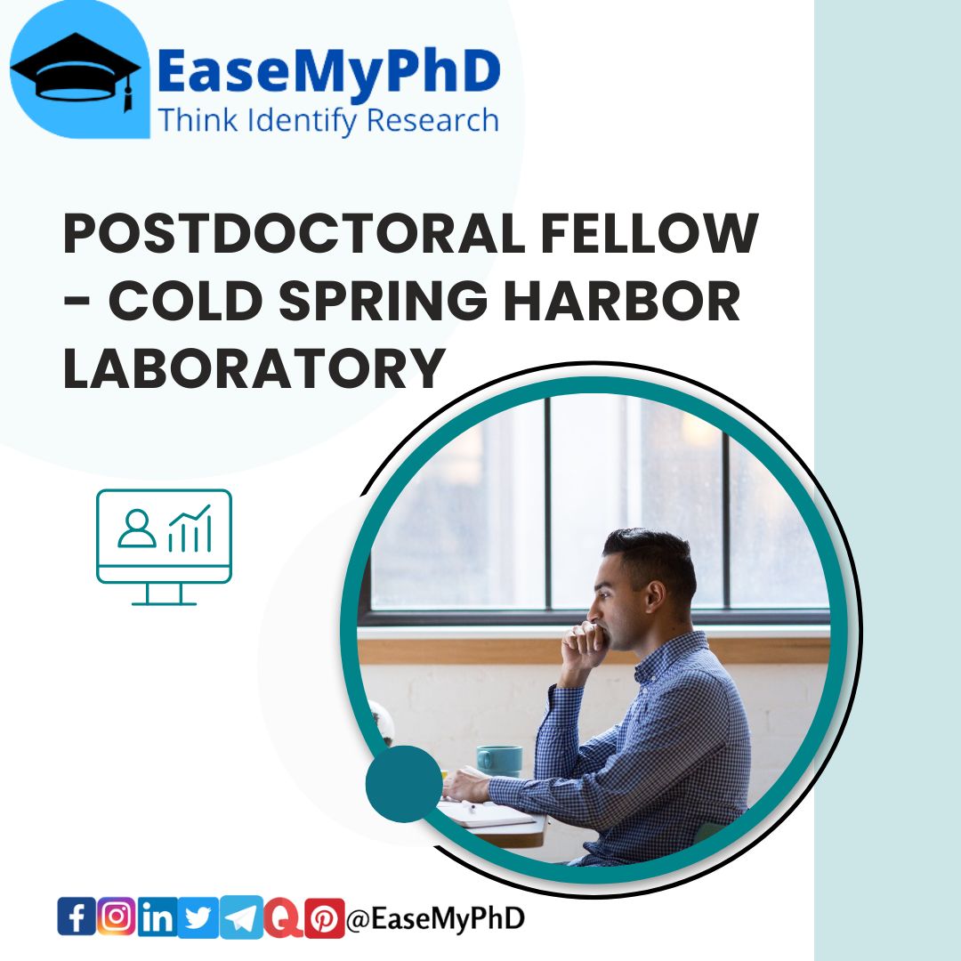 Postdoctoral Fellow - Cold Spring Harbor Laboratory