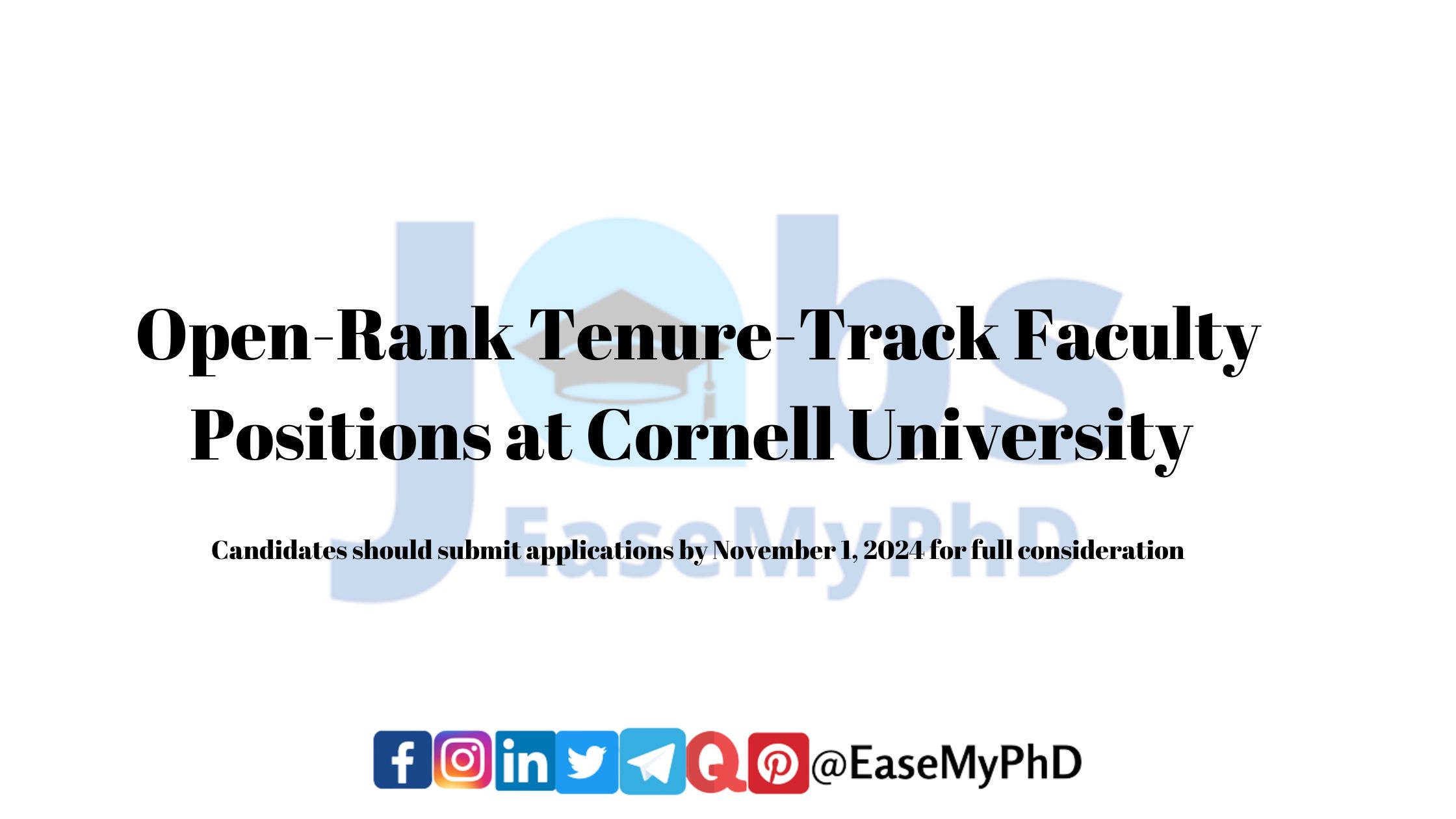 Cornell University faculty positions Open-rank tenure-track positions Cornell ORIE Faculty job openings operations research Machine learning and statistics faculty jobs Optimization and AI in academia Tenure-track jobs Cornell Ithaca campus Faculty positions in operations research